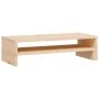 Solid pine wood monitor stand (52-101)x22x14 cm by vidaXL, Computer bases and risers - Ref: Foro24-814014, Price: 30,40 €, Di...