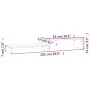 Solid pine wood monitor stand (52-101)x22x14 cm by vidaXL, Computer bases and risers - Ref: Foro24-814014, Price: 30,40 €, Di...