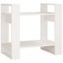 Regal/Raumteiler aus weißem Kiefernholz 60x35x57 cm von vidaXL, Bücherregale und Regale - Ref: Foro24-813875, Preis: 38,67 €,...
