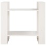 Regal/Raumteiler aus weißem Kiefernholz 60x35x57 cm von vidaXL, Bücherregale und Regale - Ref: Foro24-813875, Preis: 38,67 €,...