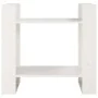 Shelf / room divider made of white pine wood 60x35x57 cm by vidaXL, Bookcases and shelves - Ref: Foro24-813875, Price: 38,27 ...