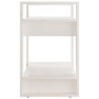 Regal/Raumteiler aus weißem Kiefernholz 60x35x57 cm von vidaXL, Bücherregale und Regale - Ref: Foro24-813875, Preis: 38,67 €,...