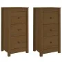 Sideboards 2 Stück Massivholz Kiefer honigbraun 40x35x80 cm von vidaXL, Sideboards - Ref: Foro24-813746, Preis: 97,07 €, Raba...