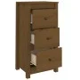 Sideboards 2 Stück Massivholz Kiefer honigbraun 40x35x80 cm von vidaXL, Sideboards - Ref: Foro24-813746, Preis: 97,07 €, Raba...