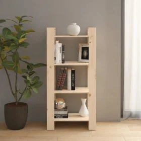 Massives Holzregal/Trennwand 60x35x125 cm von vidaXL, Bücherregale und Regale - Ref: Foro24-813884, Preis: 42,39 €, Rabatt: %