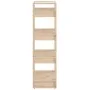 Estantería/divisor de espacios madera maciza 60x35x125 cm de vidaXL, Librerías y estanterías - Ref: Foro24-813884, Precio: 42...