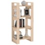 Estantería/divisor de espacios madera maciza 60x35x125 cm by vidaXL, Bookcases and shelves - Ref: Foro24-813884, Price: 42,39...