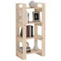 Massives Holzregal/Trennwand 60x35x125 cm von vidaXL, Bücherregale und Regale - Ref: Foro24-813884, Preis: 42,39 €, Rabatt: %