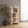 Massives Holzregal/Trennwand 60x35x125 cm von vidaXL, Bücherregale und Regale - Ref: Foro24-813884, Preis: 42,39 €, Rabatt: %