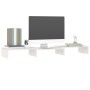 Soporte de monitor madera maciza de pino blanco 80x24x10,5 cm de vidaXL, Muebles TV - Ref: Foro24-813940, Precio: 33,38 €, De...