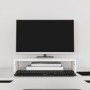 Solid white pine wood monitor stand 50x27x10 cm by vidaXL, Computer bases and risers - Ref: Foro24-813945, Price: 22,53 €, Di...