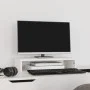 Soporte de monitor madera maciza de pino blanco 50x27x10 cm de vidaXL, Bases y elevadores para ordenadores - Ref: Foro24-8139...