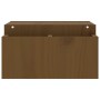 Monitor stand solid pine wood honey brown 70x27.5x15 cm by vidaXL, Computer bases and risers - Ref: Foro24-813967, Price: 28,...