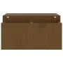 Monitor stand solid pine wood honey brown 70x27.5x15 cm by vidaXL, Computer bases and risers - Ref: Foro24-813967, Price: 27,...