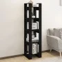 Estantería/divisor de espacios madera pino negro 41x35x160 cm by vidaXL, Bookcases and shelves - Ref: Foro24-813873, Price: 5...