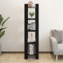 Estantería/divisor de espacios madera pino negro 41x35x160 cm by vidaXL, Bookcases and shelves - Ref: Foro24-813873, Price: 5...