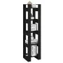 Estantería/divisor de espacios madera pino negro 41x35x160 cm by vidaXL, Bookcases and shelves - Ref: Foro24-813873, Price: 5...