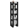 Estantería/divisor de espacios madera pino negro 41x35x160 cm by vidaXL, Bookcases and shelves - Ref: Foro24-813873, Price: 5...