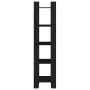 Estantería/divisor de espacios madera pino negro 41x35x160 cm by vidaXL, Bookcases and shelves - Ref: Foro24-813873, Price: 5...