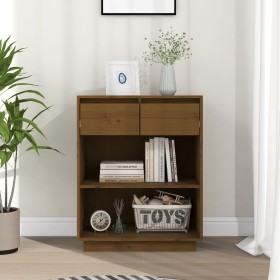 Konsolentisch in Honigbraun Kiefer massiv 60x34x75 cm von vidaXL, Sideboards - Ref: Foro24-813837, Preis: 66,34 €, Rabatt: %