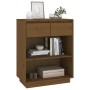 Solid pine wood honey brown console table 60x34x75 cm by vidaXL, Sideboards - Ref: Foro24-813837, Price: 66,34 €, Discount: %