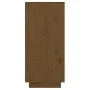 Mesa consola de madera maciza de pino marrón miel 60x34x75 cm de vidaXL, Aparadores - Ref: Foro24-813837, Precio: 65,57 €, De...