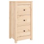 Solid pine wood sideboard 40x35x80 cm by vidaXL, Sideboards - Ref: Foro24-813739, Price: 74,49 €, Discount: %
