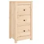 Solid pine wood sideboard 40x35x80 cm by vidaXL, Sideboards - Ref: Foro24-813739, Price: 73,43 €, Discount: %