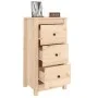 Solid pine wood sideboard 40x35x80 cm by vidaXL, Sideboards - Ref: Foro24-813739, Price: 73,43 €, Discount: %