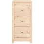 Solid pine wood sideboard 40x35x80 cm by vidaXL, Sideboards - Ref: Foro24-813739, Price: 74,49 €, Discount: %