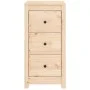 Solid pine wood sideboard 40x35x80 cm by vidaXL, Sideboards - Ref: Foro24-813739, Price: 73,43 €, Discount: %