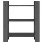 Estantería/divisor de espacios madera pino gris 80x35x91 cm de vidaXL, Librerías y estanterías - Ref: Foro24-813901, Precio: ...