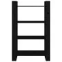 Estantería/divisor de espacios madera pino negro 80x35x125 cm de vidaXL, Librerías y estanterías - Ref: Foro24-813908, Precio...
