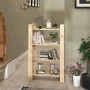 Solid pine wood shelf/space divider 80x35x125 cm by vidaXL, Bookcases and shelves - Ref: Foro24-813904, Price: 59,22 €, Disco...