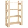Solid pine wood shelf/space divider 80x35x125 cm by vidaXL, Bookcases and shelves - Ref: Foro24-813904, Price: 59,22 €, Disco...