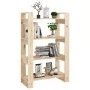 Solid pine wood shelf/space divider 80x35x125 cm by vidaXL, Bookcases and shelves - Ref: Foro24-813904, Price: 59,22 €, Disco...