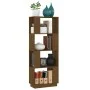 Honey brown pine wood shelf/space divider 51x25x132cm by vidaXL, Bookcases and shelves - Ref: Foro24-814042, Price: 55,04 €, ...