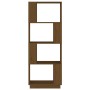 Honey brown pine wood shelf/space divider 51x25x132cm by vidaXL, Bookcases and shelves - Ref: Foro24-814042, Price: 55,77 €, ...