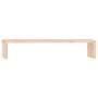 Solid pine wood monitor stand 50x27x10 cm by vidaXL, Computer bases and risers - Ref: Foro24-813944, Price: 20,27 €, Discount: %