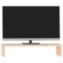 Solid pine wood monitor stand 50x27x10 cm by vidaXL, Computer bases and risers - Ref: Foro24-813944, Price: 20,27 €, Discount: %
