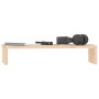 Solid pine wood monitor stand 50x27x10 cm by vidaXL, Computer bases and risers - Ref: Foro24-813944, Price: 20,27 €, Discount: %