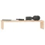 Solid pine wood monitor stand 50x27x10 cm by vidaXL, Computer bases and risers - Ref: Foro24-813944, Price: 20,10 €, Discount: %
