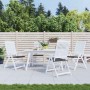 Cojines silla de jardín 4 uds tela Oxford antracita 50x50x4 cm