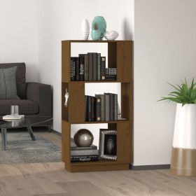 Honey brown pine wood shelf/space divider 51x25x101cm by vidaXL, Bookcases and shelves - Ref: Foro24-814037, Price: 36,61 €, ...