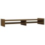 Solid pine wood monitor stand in honey brown color, 100x27x15 cm. by vidaXL, Computer bases and risers - Ref: Foro24-814027, ...