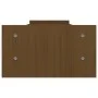 Solid pine wood monitor stand in honey brown color, 100x27x15 cm. by vidaXL, Computer bases and risers - Ref: Foro24-814027, ...