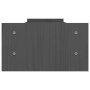 Monitor stand solid gray pine wood 100x27x15 cm by vidaXL, Computer bases and risers - Ref: Foro24-814026, Price: 40,67 €, Di...