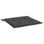 Cojines silla de jardín 6 uds tela Oxford antracita 50x50x4 cm