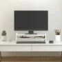 Monitorständer aus massivem weißem Kiefernholz, 50 x 27 x 15 cm von vidaXL, Computersockel und -erhöhungen - Ref: Foro24-8140...