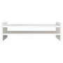 Solid white pine wood monitor stand 50x27x15 cm by vidaXL, Computer bases and risers - Ref: Foro24-814020, Price: 26,21 €, Di...